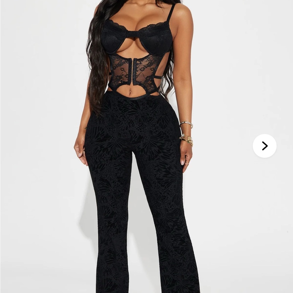 Sexy Black Lace Jumpsuit